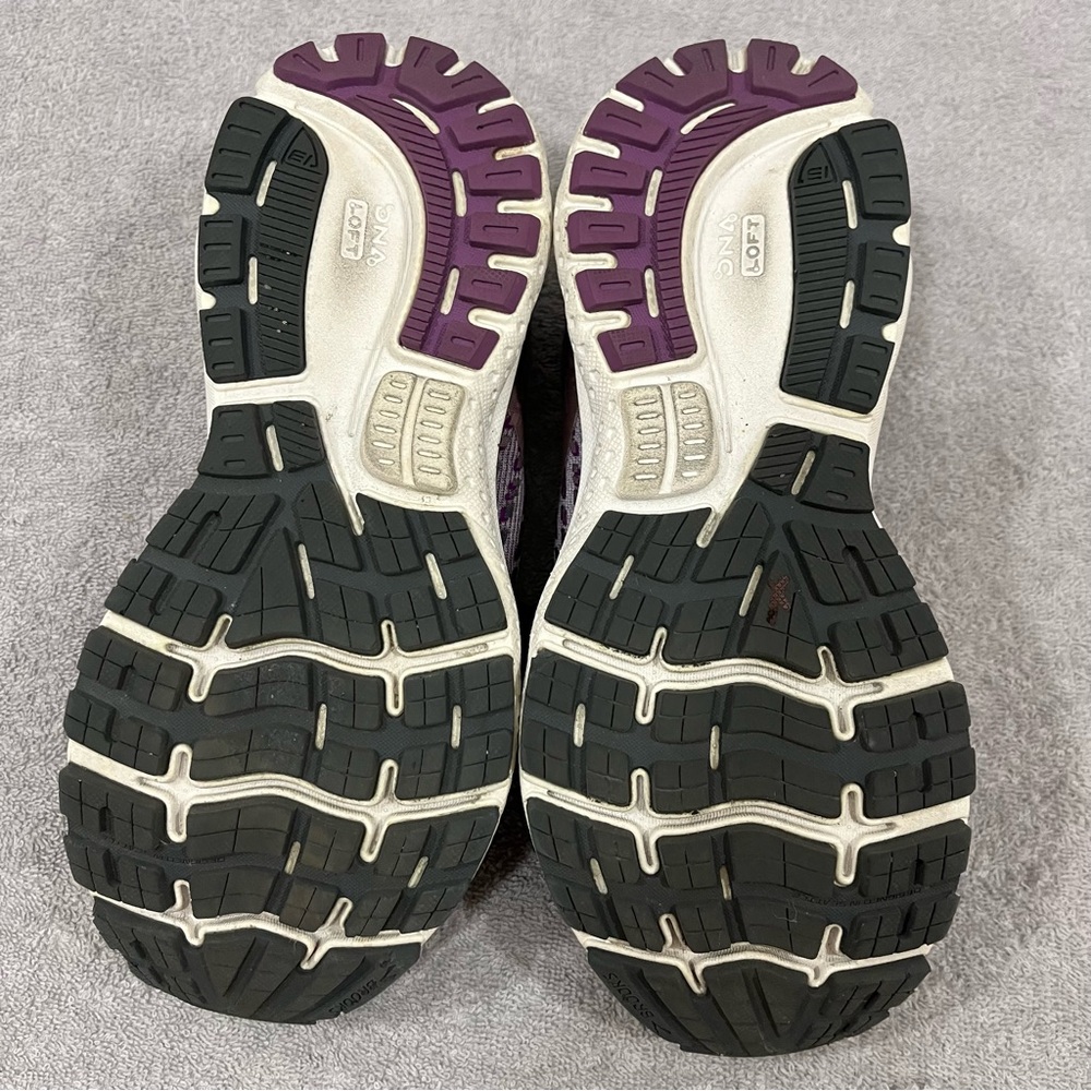 Brooks Ghost 13 Purple White 1203381B550 Women's 6.5B - Picture 8 of 10